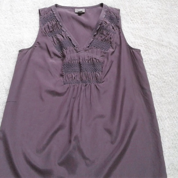 J. Jill Silk/Cotton Smocked Tank - Picture 4 of 5